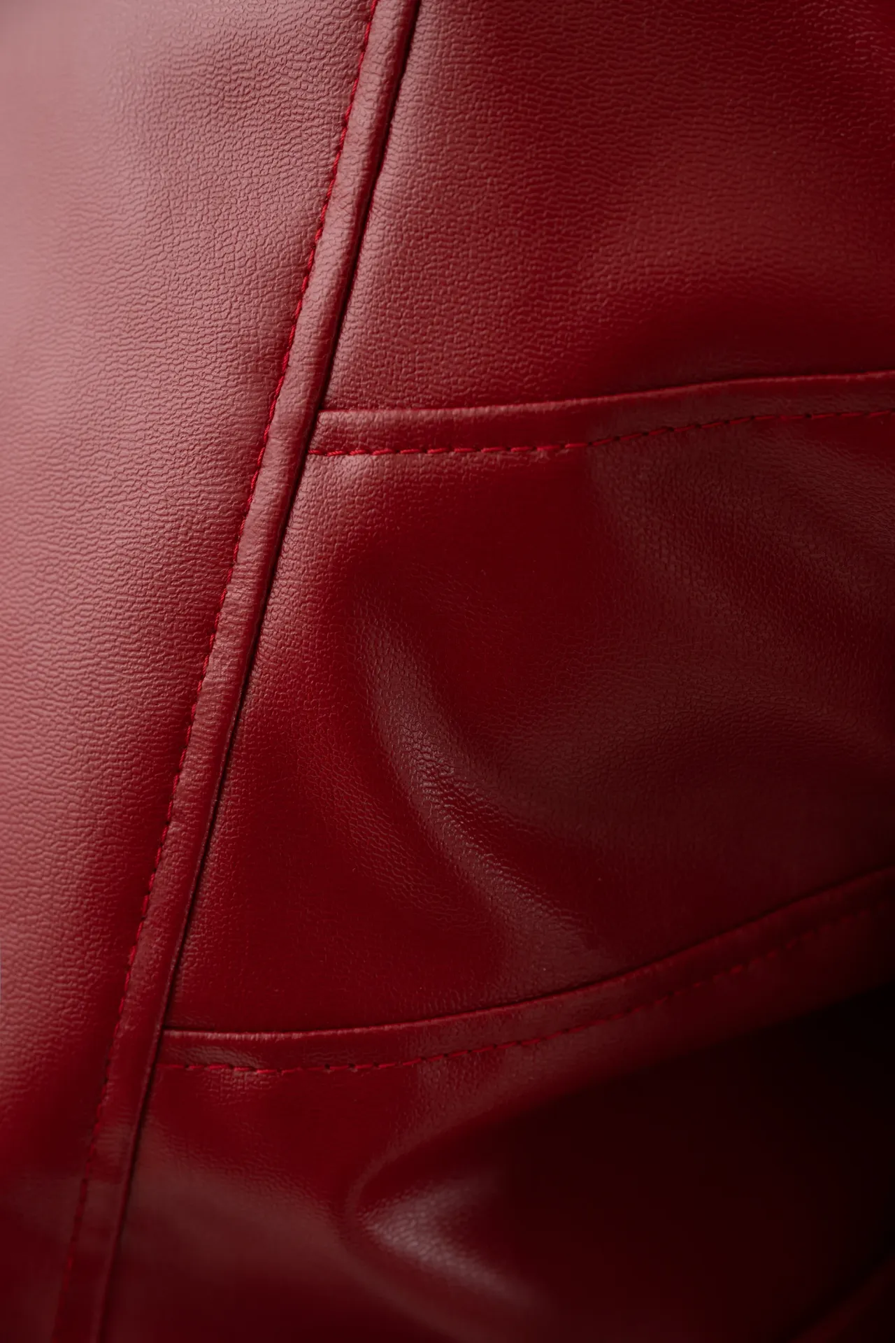 Chorus Dodge – Cropped Kunstlederjacke
