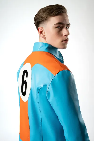 Chaser GT – Racing Contrast Kunstlederjacke