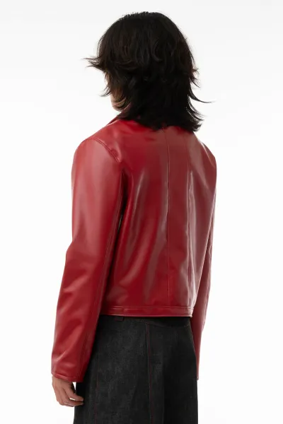 CoStar Dodge – Straight Kunstlederjacke 
